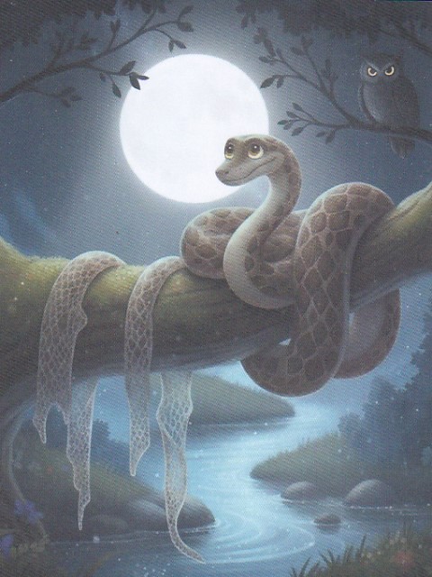 Snake and Dog illustration